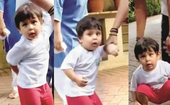 سیف علی خان کا چھوٹا بیٹا جہانگیر تصویر کھنچوانے کا شوقین